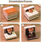 3D Memo Pad Time Piece Calendar 2027, 3D Tear-Off Art Desk Calendar 2027, Creative 3D Memo Pad Paper Art Tree House DIY Paper Carving Decoration (Mr. Mouse) - Image 6