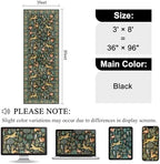 DUKINO 3x8 Runner Rug, Animal Washable Runner Rug for Kitchen, Black - Image 2