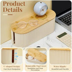 2 Pcs Cable Management Box, Fits Most Power Sockets, 11.8x5.1x4.3 in - Image 4