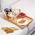 Nnewvante Couch Table Insert Between Cushions,15.35x9.84-inch Bamboo by Nnewvante