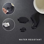 Chihein Leather Desk Mat L Shaped 61” x 72.8” x 23.6” (Black) - Image 4
