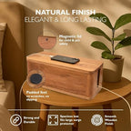 Cable Management Box, Power Strip & Extension Cord Hider, Desk Organizer - Image 3
