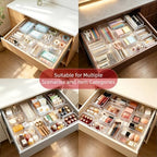 Expandable Drawer Organizer:22 Packs 3-Size Adjustable Makeup Organizer - Image 6
