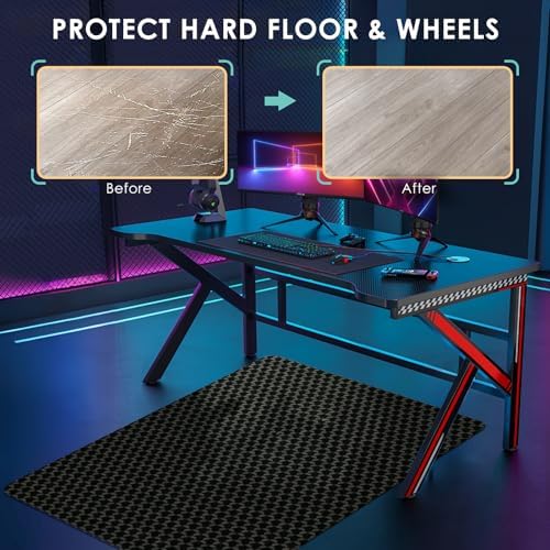 Vicwe Office Chair Mat for Hardwood Floor, 72" x 46" Chair Mat, Anti-Slip - Image 2