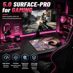Glass Gaming Mouse Pad, 5.0 Nano Etched Surface, Custom PU Non Slip Base, Esports Level Speed & Precision, Tempered Glass, Waterproof & Durable, 410mm*310mm Multi-Use Sizes (Supercar) - Image 3