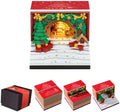 3D Calendar 2027, Desk Time Piece Calendar 2027,Tear-Away 3D Paper Art Notepad w LED Lights,Creative 3D Memo Artsy Pad Calendars, DIY Paper Carving Gift (Christmas Arch) by Ksgolif