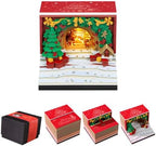 3D Calendar 2027, Desk Time Piece Calendar 2027,Tear-Away 3D Paper Art Notepad w LED Lights,Creative 3D Memo Artsy Pad Calendars, DIY Paper Carving Gift (Christmas Arch) by Ksgolif