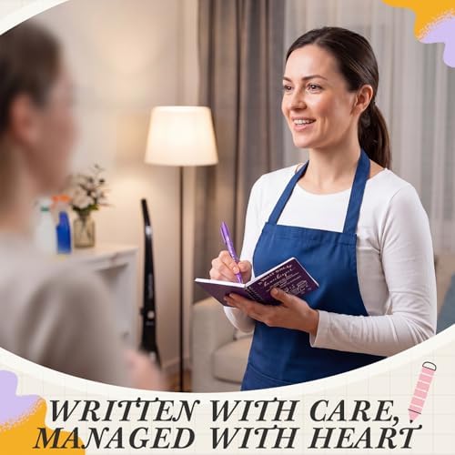 Resurhang 24 Sets Housekeeper Week Appreciation Gifts Housekeepers Cleaning Design Notebook with Pen in Holder and Sticky Note Notepad Index Tab Team Inspirational Gift for Housekeeping Employee - Image 6