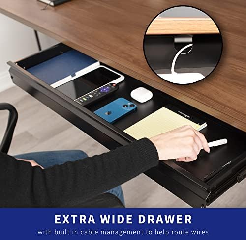 VIVO Black Under Desk 33 x 9 in Slide Out Storage Drawer, DESK-DR33-B - Image 4