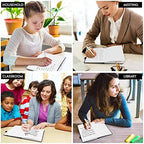 5 Pack Journal Notebook Bulk for School, Feela Hardcover Business Notebooks Classic Ruled Lined Journals with Pen Holder for Work Note Taking, with 5 Black Pens, 120 GSM, 5.1”x8.3”, A5, Black - Image 7