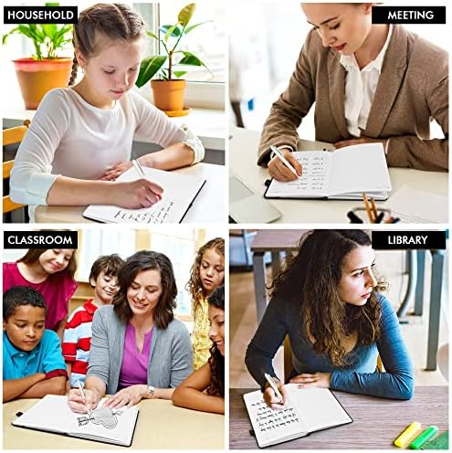 5 Pack Journal Notebook Bulk for School, Feela Hardcover Business Notebooks Classic Ruled Lined Journals with Pen Holder for Work Note Taking, with 5 Black Pens, 120 GSM, 5.1”x8.3”, A5, Black - Image 7