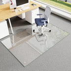 Koonmi Glass Chair Mat for Carpet, 48"x80" Thick Office Chair Mat by KOONMI