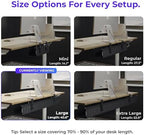 Ascrono Original Under Desk Cable Management Tray, Black, 40.6" - Image 4