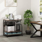 Fannova 32.3" Wide Extra Large Printer Stand with Adjustable Storage Shelf - Image 6