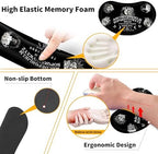 Large Gaming Mouse Pad Set 35.4 x 15.7 with Keyboard Wrist Rest, Wrist Support, and Coaster Memory Foam Smooth Desk Pad Mousepad for Home Office School - Ouija Board - Image 6