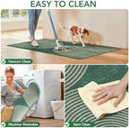 Office Chair Mat for Hardwood Floor&Tile Floor,36"X 48"-Geo Green - Image 6