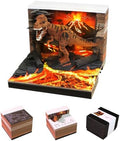 3D Art Calendar Memo Pad 2027,Desk Time Piece Calendar 3D Tyrannosaurus Rex Notepad Creative Rip Away Calendar Paper Carving Note by Dawnvive