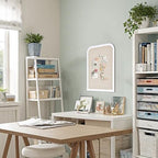 Bulletin Board with Linen, 31.5x23.6 inches Bulletin Board with White Wood Style Frame, Decorative Hanging Pin Board Vision Board Message Board for Office School Home Decor(2R&2S,L-6080,1p) - Image 5