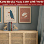 Dog Bookend Set with 4 Magnetic Puppy Bookmarks – Cute Labrador Puppy Bookends for Kids Books, Childrens Bookends for Shelves, Nursery Decor, Book Ends for Kids Room Reading Corner - Image 7
