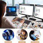 Keyboard Wrist Rest and Mouse Pad with Wrist Support Set Ergonomic Coaster,Memory Foam,Easy Typing Pain Relief,Large XL Desk Mat 31.5"x 11.8",Beautiful Floral - Image 7