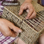 StorageWorks Wicker Storage Baskets for Shelves, Pantry Baskets, Seagrass - Image 4