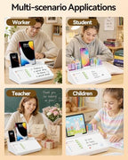 Desk Organizer Dry Erase Desktop Whiteboard with Storage, to Do List Board - Image 6