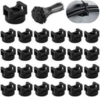 24pcs 22mm Magnetic Zip Tie Mount, Multi-Functional Cable Holder, Suitable for Industrial Cable Management and Home Cable Organizing. 24 Mounts and 100 Nylon Cable Ties by Unknown