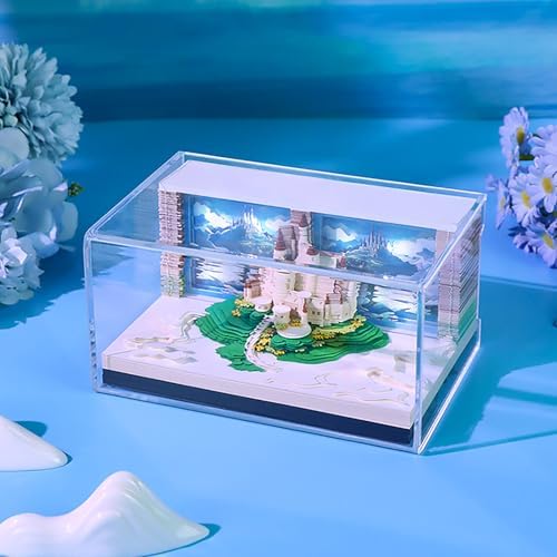 3D Calendar 2027, Unique 3D Memo Pad Tear Away Time Piece Calendar, Fun DIY Paper Carving Art 3D Desk Calendar Notepad Gift for Christmas, New Year (Sky City) - Image 3