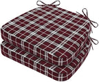 AAAAAcessories Chair Cushions for Dining Chairs, 17 x 16 x 2 in, Set of 2 by AAAAAcessories