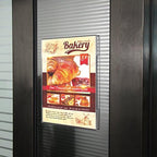 NIUBEE 8.5 x 11 Acrylic Sign Holder Wall Mount Clear Frame 6 Pack - Image 5