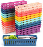 24 pcs Bright Pencil Basket Dispenser for Classroom Pencil Holder for Desk by gisgfim