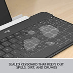 Logitech Keys-to-Go Super-Slim and Super-Light Bluetooth Keyboard for iPhone, iPad, Mac and Apple TV, Including iPad Air 5th Gen (2022) - Classic Blue - Image 6