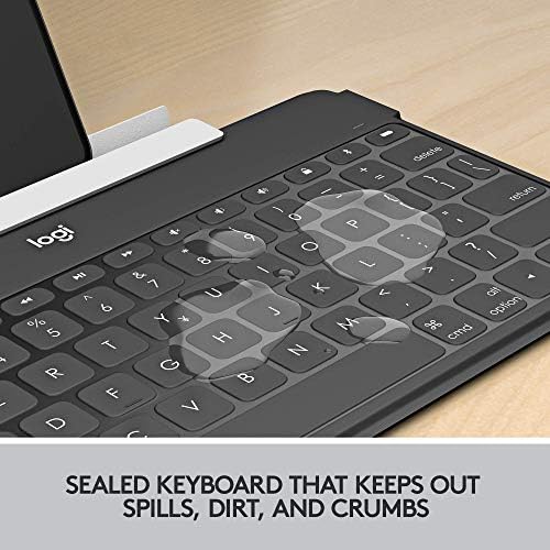 Logitech Keys-to-Go Super-Slim and Super-Light Bluetooth Keyboard for iPhone, iPad, Mac and Apple TV, Including iPad Air 5th Gen (2022) - Classic Blue - Image 6