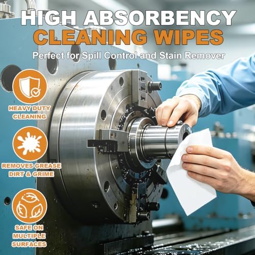 6" x 6" Durable & Absorbent Microfiber Wipes (100 Pcs, 200GSM) - Image 3