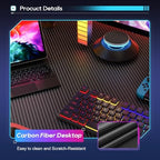 BestOffice | 39" Gaming Table | Black & Red | Z-Shaped Computer Desk - Image 6