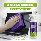 Screen Mom Ultimate Screen Cleaning Kit - 2 Pcs 16oz TV Screen Cleaner Spray and 6 Pcs Microfiber Cloths TV Cleaner Spray and Cloth, Laptop, Phone, iPad, Car and Computer Cleaning Kit Electronic - Image 6