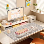 Mousepad Set，Keyboard Mat+Wrist Support Mouse Pad+Wrist Rest Pad+Coaster - Image 7