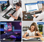 Magnetic Wireless Charging Mouse Pad, 27.5"x11.8", with 20W Adapter, Black - Image 4