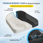 Lofty Aim Car Seat Cushion for Driving, Memory Foam Driver Seat Cushion - Image 4