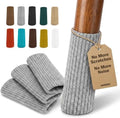 Chair Leg Socks 48/80 Pcs Grey Furniture Leg Covers Floor Protectors by Home