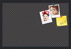 PinPix 27x18 inch Cork Bulletin Board. This Decorative Framed Pin Board Comes with Diamond Pattern in Black Design and Satin Black. Ideal for Home, Office Decor or School (PinPix-120) by PinPixBulletinBoards