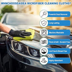 Microfiber Cleaning Cloths – 50 Pack, 15"x15" Ultra Soft, Lint-Free, Quick-Dry Towels for Cleaning Car, Home, Kitchen & Garage – Reusable Microfiber Rags - Image 3