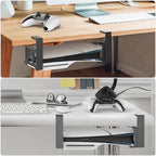 Kosker No-Drill PS5/Slim/Pro Under Desk Mount, Metal Under Desk PS 5 Mount for PS5 Slim Digital & Disc, PS 5 Holder Under Desk with Clamp, Screw and EVA Foam for PS 5/Slim/Pro Digital Console - Image 6