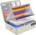 ENGPOW Fireproof File Organizer Bag with 13 Pockets Accordion File Folder by ENGPOW