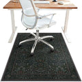36"x60" Office Chair Mat for Hardwood Floor, Non-Slip Washable Dark Green by BESBLEE