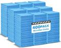 TEAWOO Blue Microfiber Towels Bulk-400 Pack, Cleaning Cloths Bulk by TEAWOO