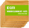 E-Cloth Window and Glass Cleaner Kit, Just Add Water - 4 Kits by E-Cloth