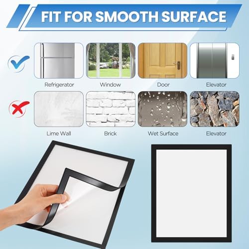 20 Pack Magnetic Sign Holder 8x10 inches with Magnetic Border - Image 6