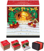 3D Calendar 2027,3D Memo Pad Time Piece Calendar 2027 Creative Desk Calendar Art Paper Sculpture Christmas Arch, 2027 Tear Off Calendar DIY Decorative Gift by Easolay