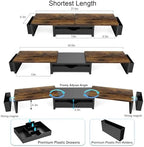gianotter Dual Monitor Stand Riser With Drawer and 2 Pen Holders - Image 6